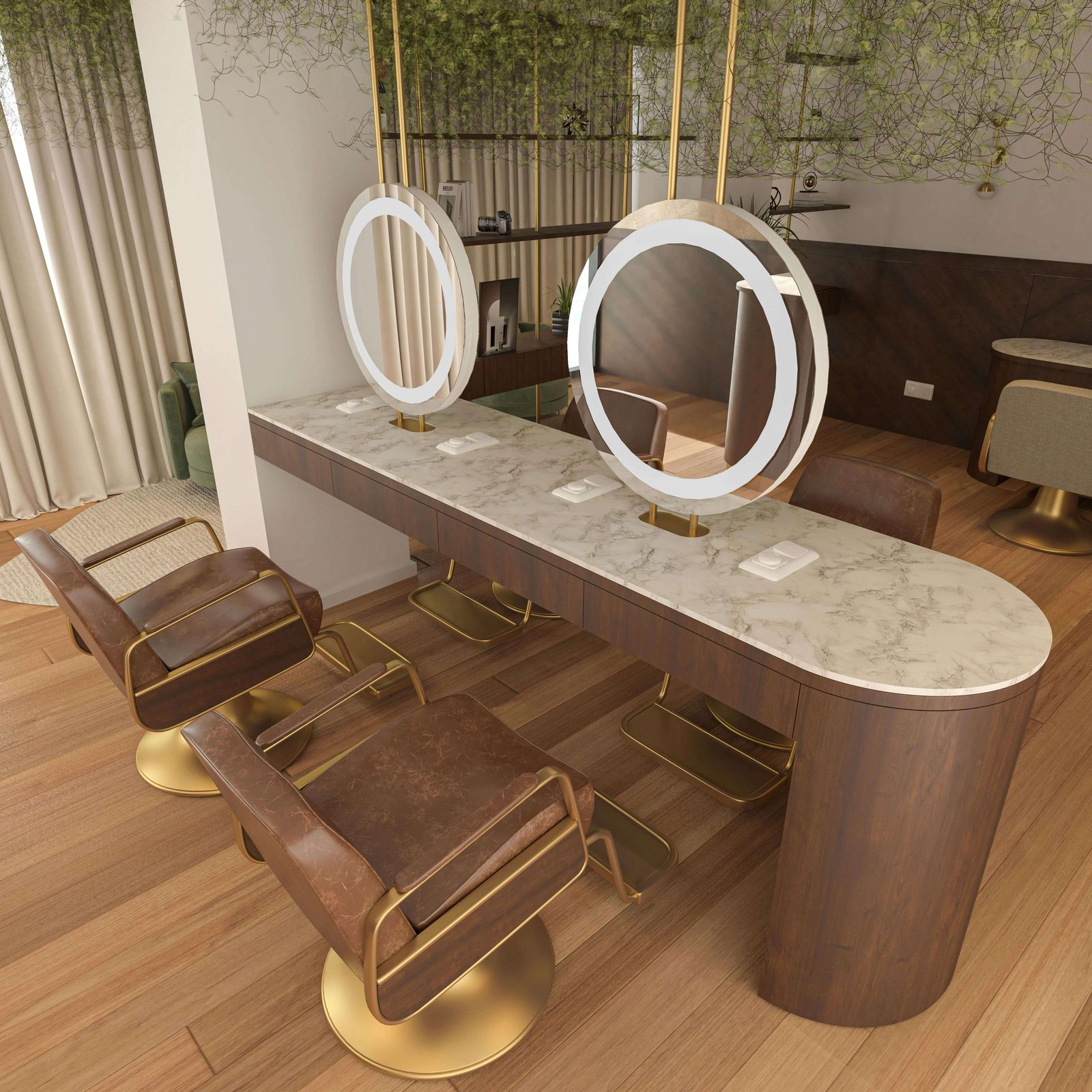 Inside a luxury salon suite at My Place Wellness Center