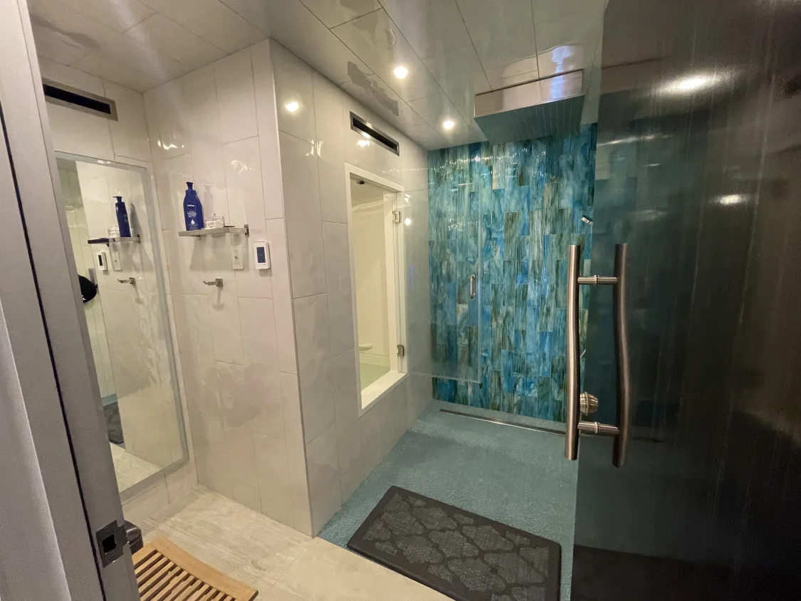 Private changing area