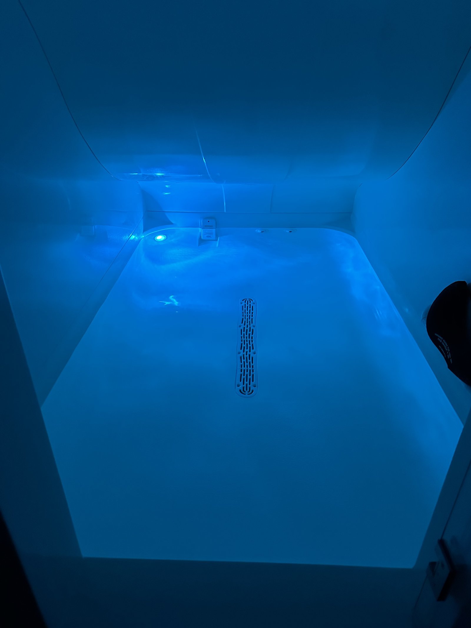Inside the My Place salt float room