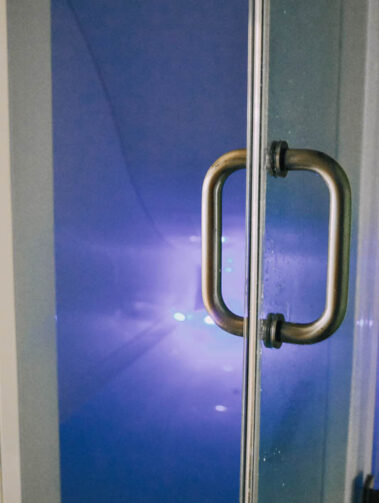 The entrance into the float machine